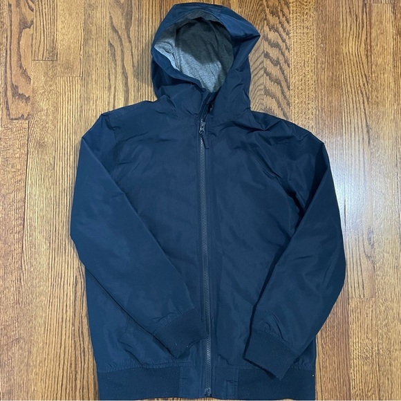 Children's Place Lightweight Hooded Zipper All Weather Jacket Navy Size XL 14 - Picture 1 of 7